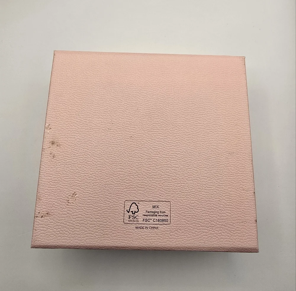 Pink Authentic Pandora Gift Box With Pandora Tissue Paper
